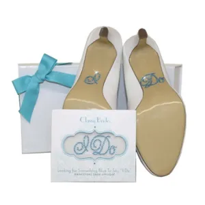 "I Do" Rhinestone Shoe Applique