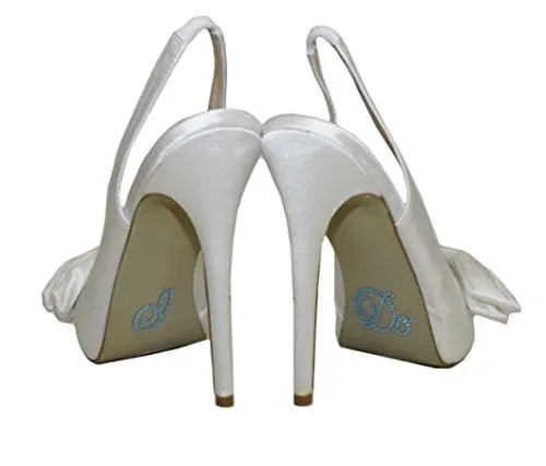 "I Do" Rhinestone Shoe Applique