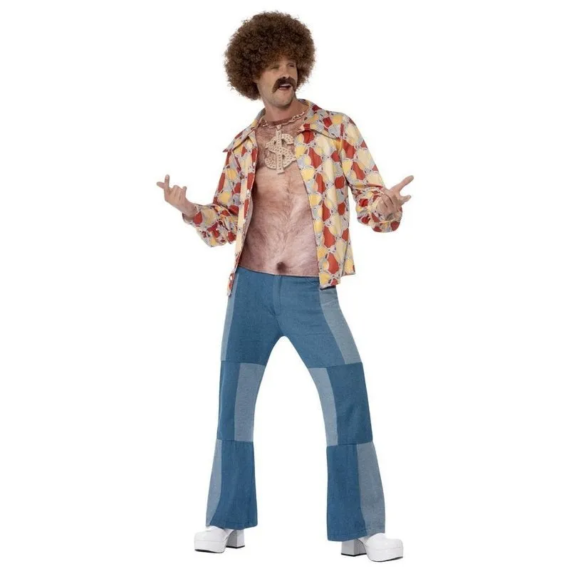 Realistic 70s Hairy Chest, Sleeveless Top