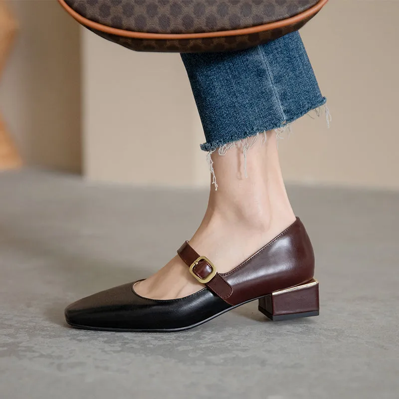 Retro Concise Women Pumps Mixed Colors