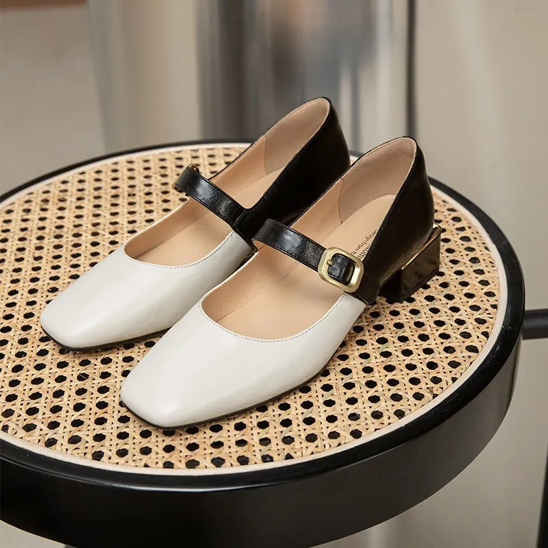 Retro Concise Women Pumps Mixed Colors