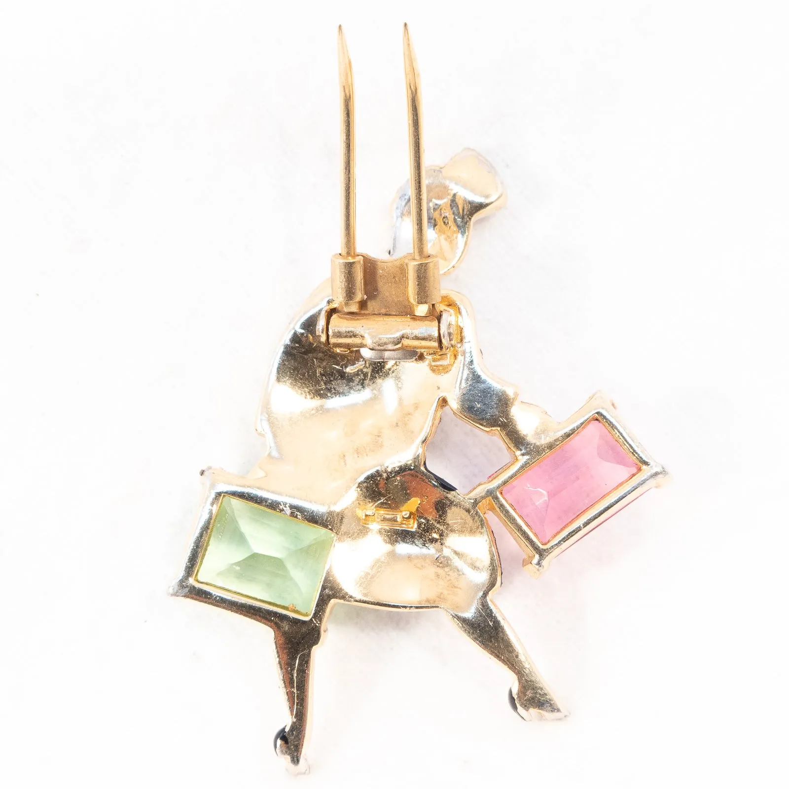 Retro Figural Fur Clip