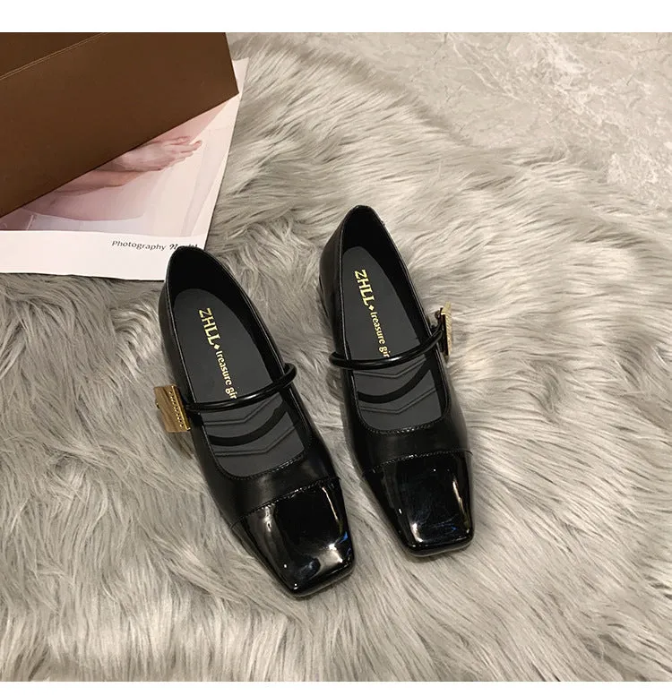 Retro Mary Jane Women's Shoes Wide Feet Fat Feet Women's Shoes