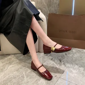 Retro Mary Jane Women's Shoes Wide Feet Fat Feet Women's Shoes