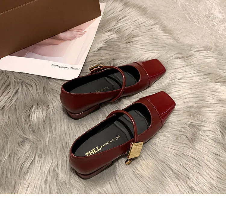 Retro Mary Jane Women's Shoes Wide Feet Fat Feet Women's Shoes