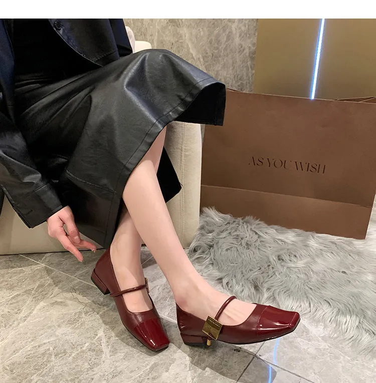 Retro Mary Jane Women's Shoes Wide Feet Fat Feet Women's Shoes