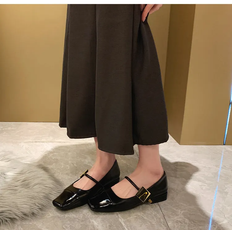Retro Mary Jane Women's Shoes Wide Feet Fat Feet Women's Shoes