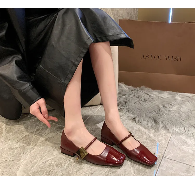 Retro Mary Jane Women's Shoes Wide Feet Fat Feet Women's Shoes