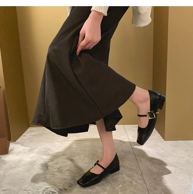 Retro Mary Jane Women's Shoes Wide Feet Fat Feet Women's Shoes