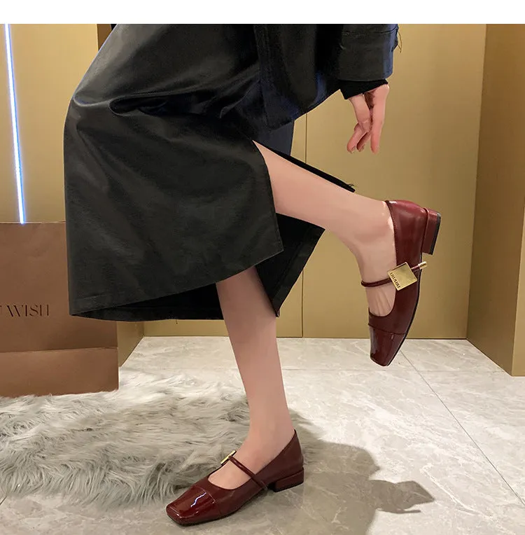 Retro Mary Jane Women's Shoes Wide Feet Fat Feet Women's Shoes