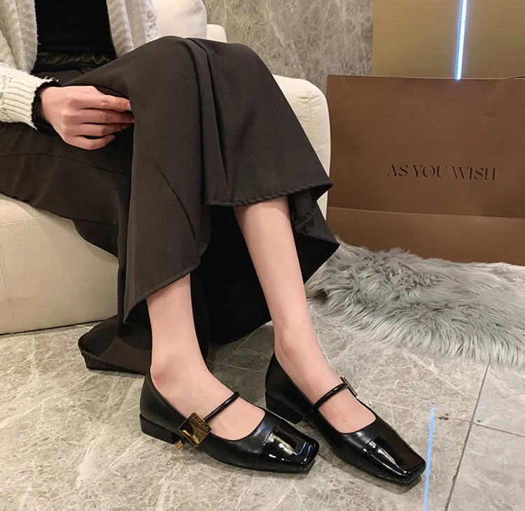 Retro Mary Jane Women's Shoes Wide Feet Fat Feet Women's Shoes