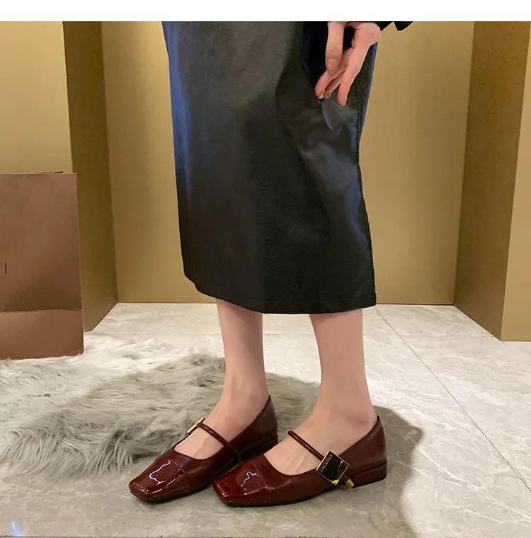 Retro Mary Jane Women's Shoes Wide Feet Fat Feet Women's Shoes