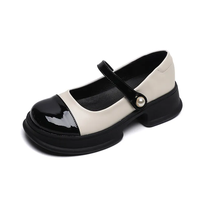 Retro Thick-soled Mary Jane Shoes for Women with Soft Soles