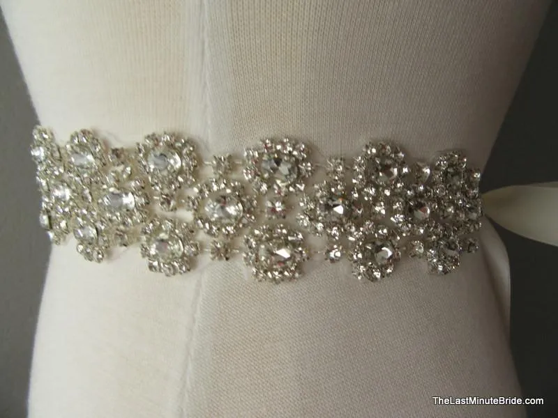 Rhinestone Bling Bridal Belt Style: Toronto