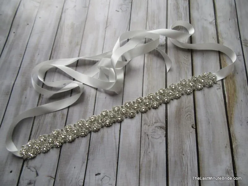 Rhinestone Bling Bridal Belt Style: Toronto