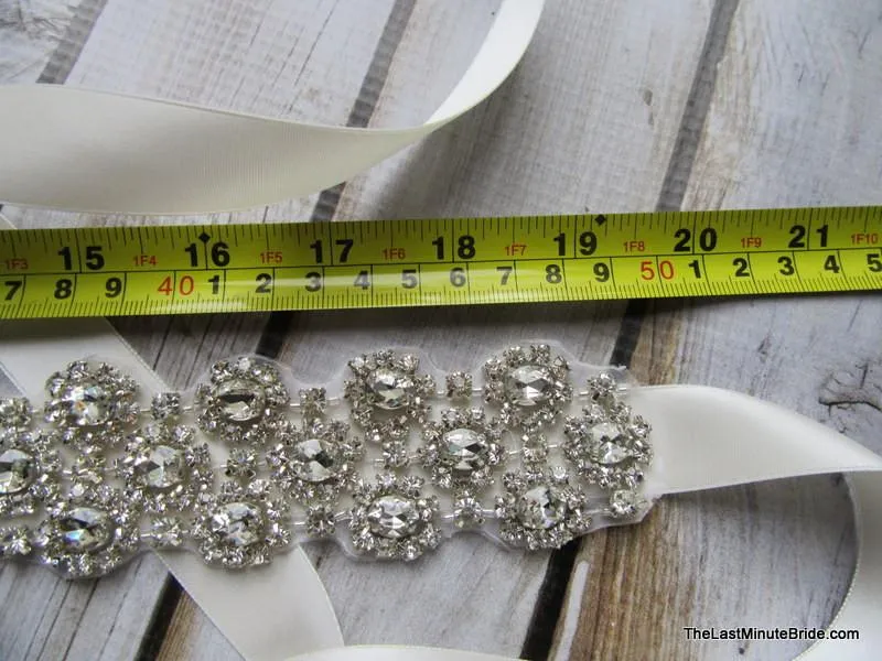 Rhinestone Bling Bridal Belt Style: Toronto