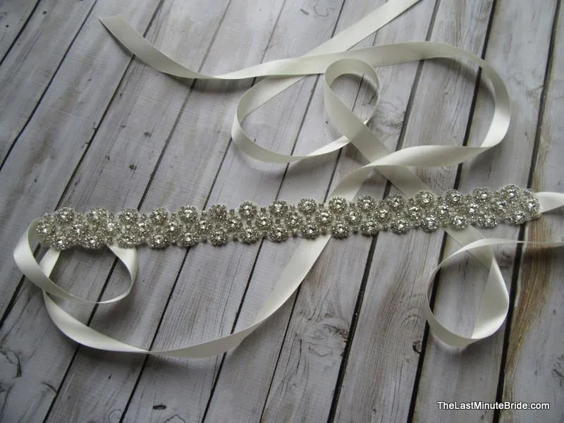 Rhinestone Bling Bridal Belt Style: Toronto