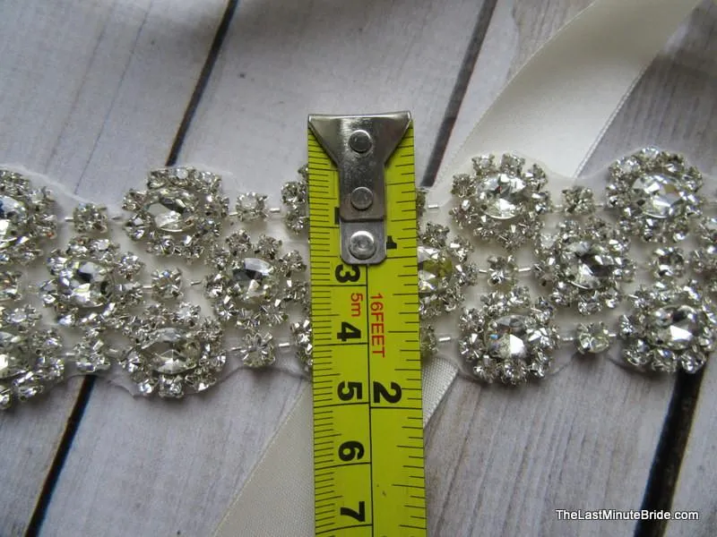 Rhinestone Bling Bridal Belt Style: Toronto