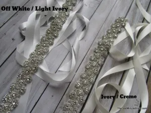 Rhinestone Bling Bridal Belt Style: Toronto