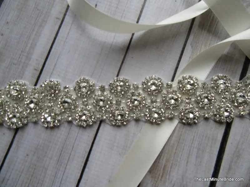 Rhinestone Bling Bridal Belt Style: Toronto