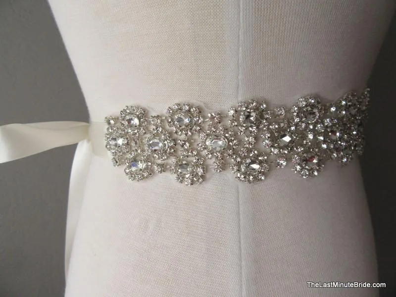 Rhinestone Bling Bridal Belt Style: Toronto