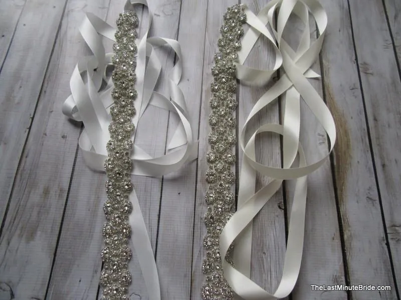 Rhinestone Bling Bridal Belt Style: Toronto