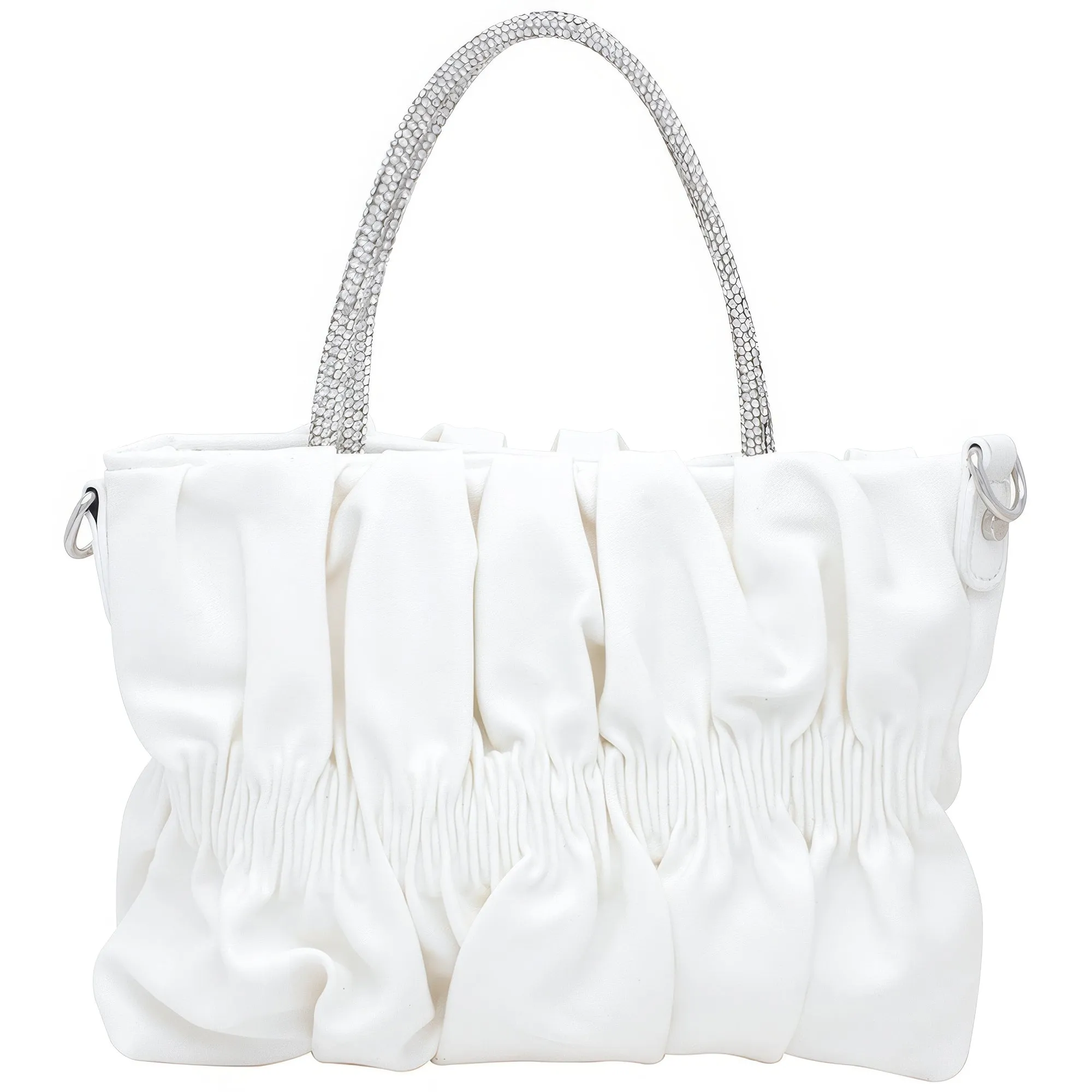 Rhinestone Handle Design Bag