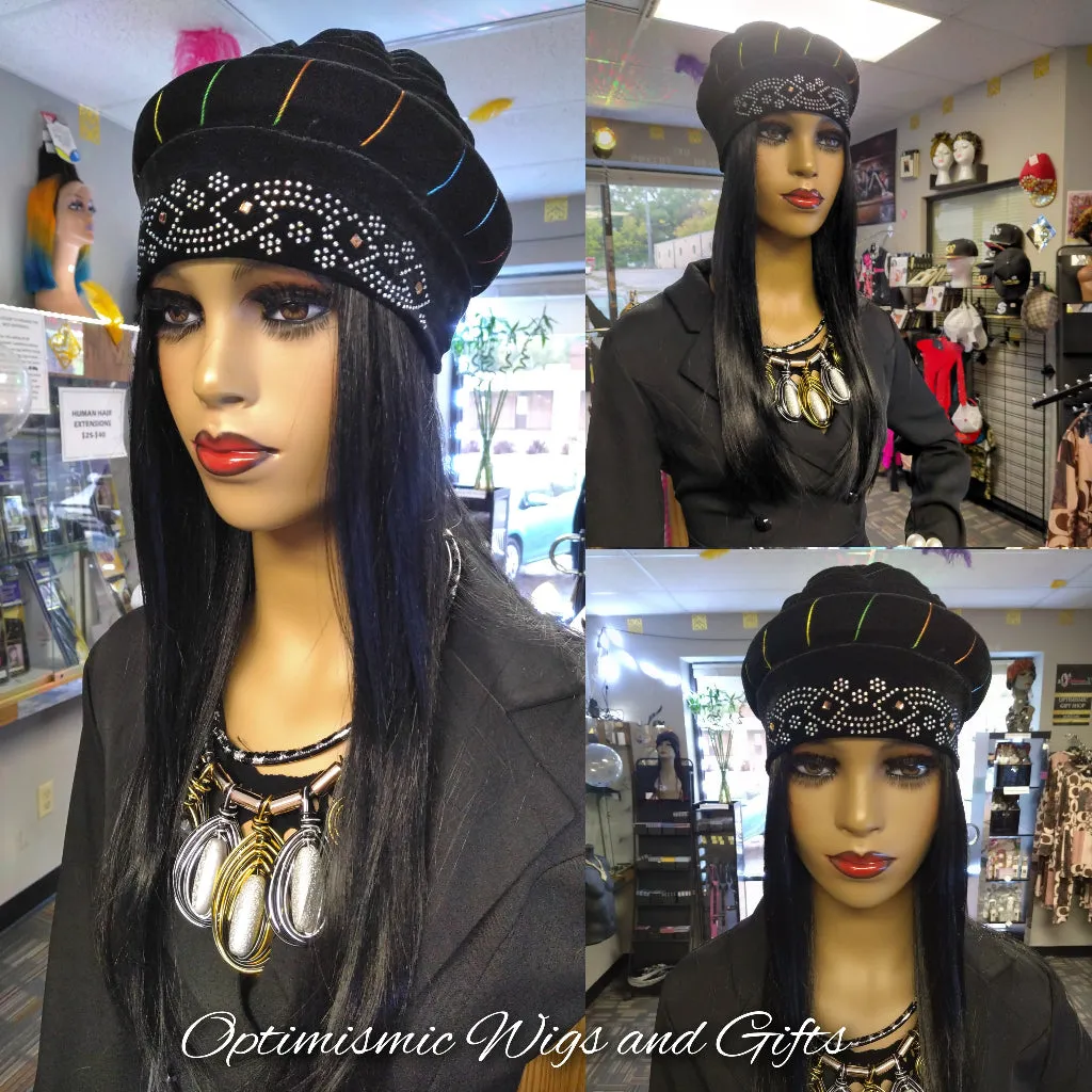 Rhinestone Head Covers for  Wigs & Cranial Prosthesis $17 OptimismIC Wigs and Gifts Shop West St Paul