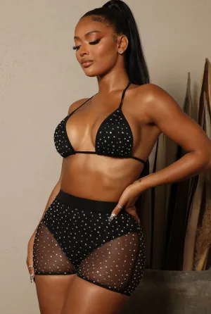 Rhinestone Pant and Top Shorts