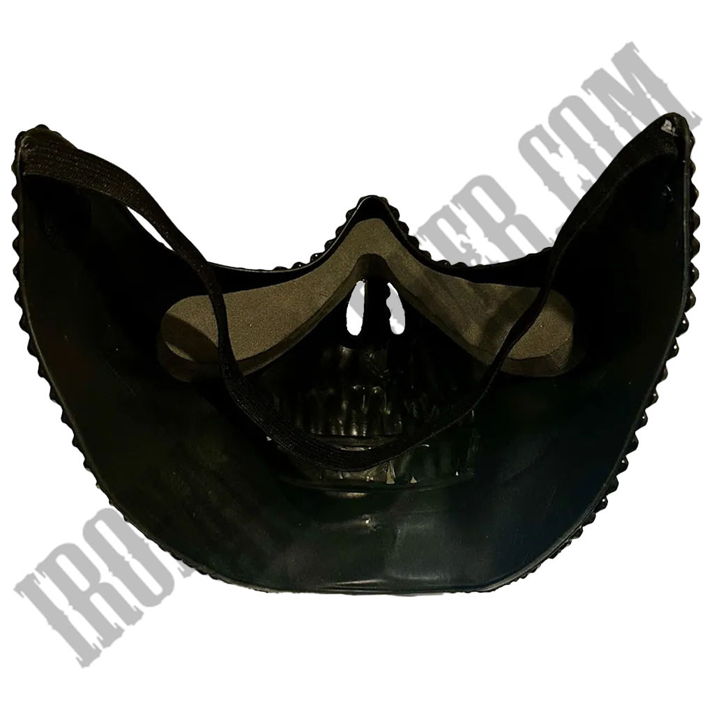 Rhinestone Skull Mask in Iridescent