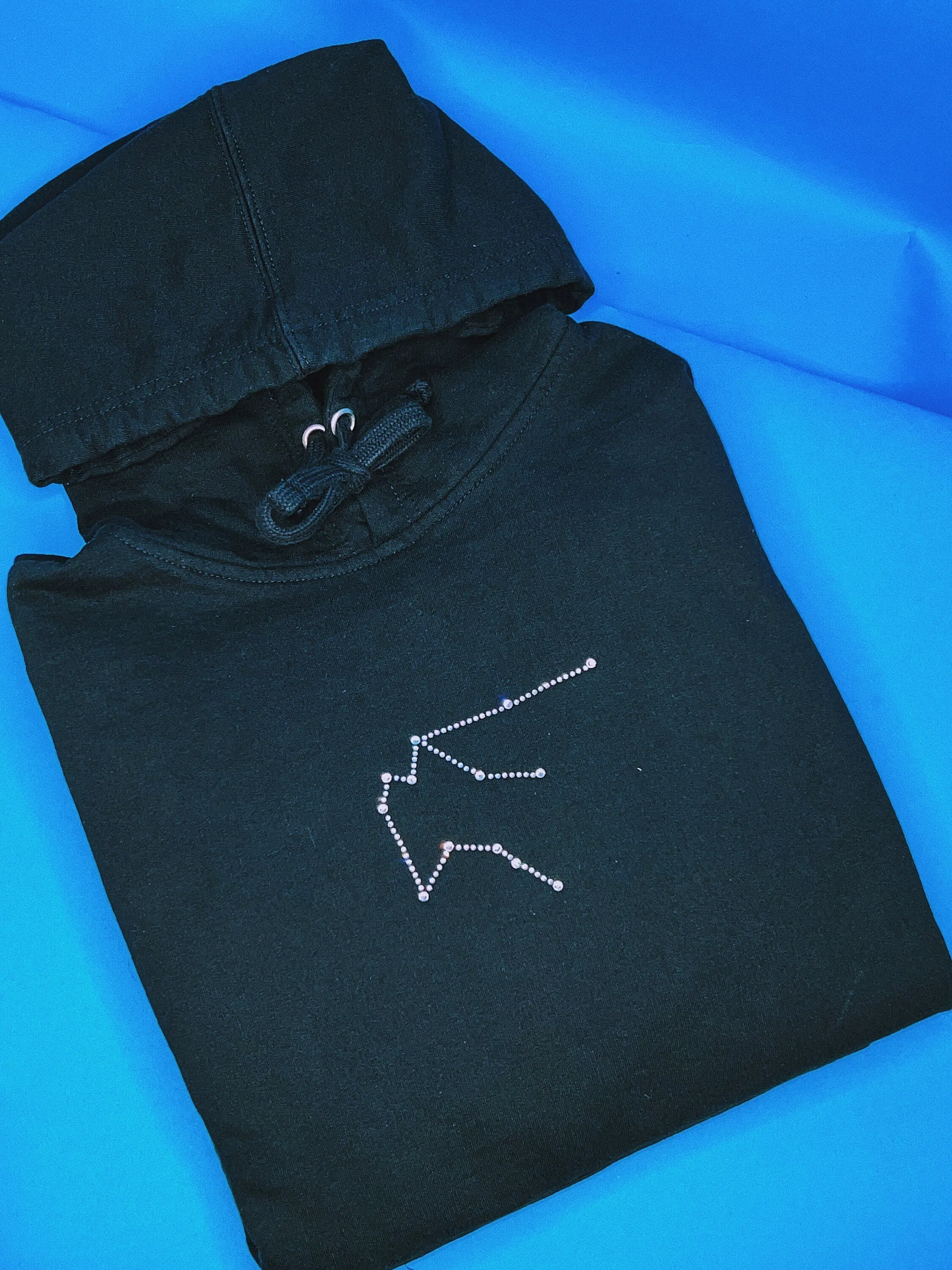 Rhinestone Zodiac Constellation Hoodie