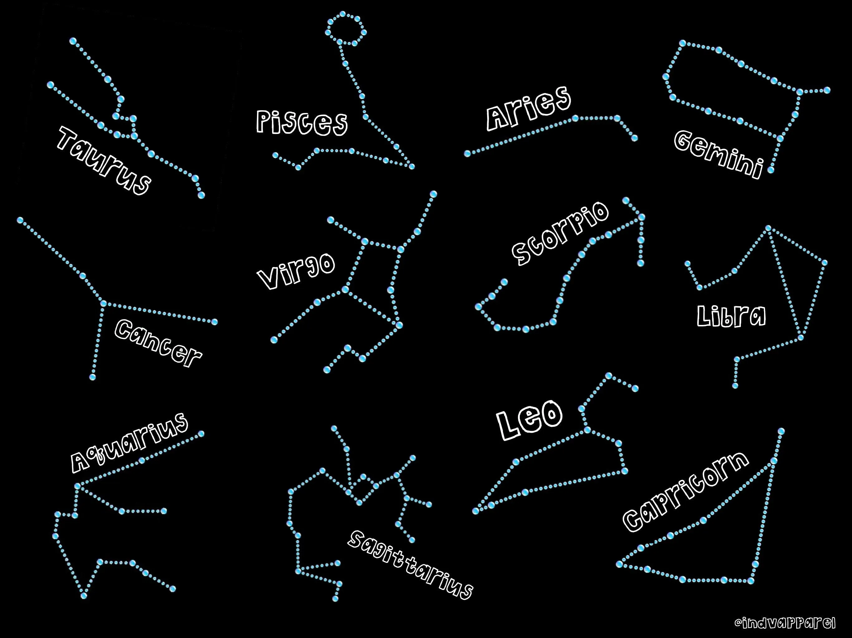 Rhinestone Zodiac Constellation Hoodie
