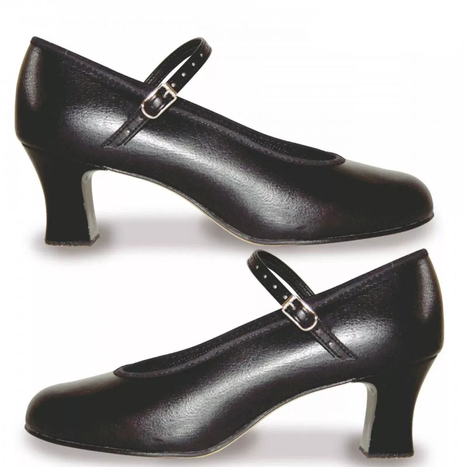 Roch Valley Black Regular Character Shoe Adult RGLHB