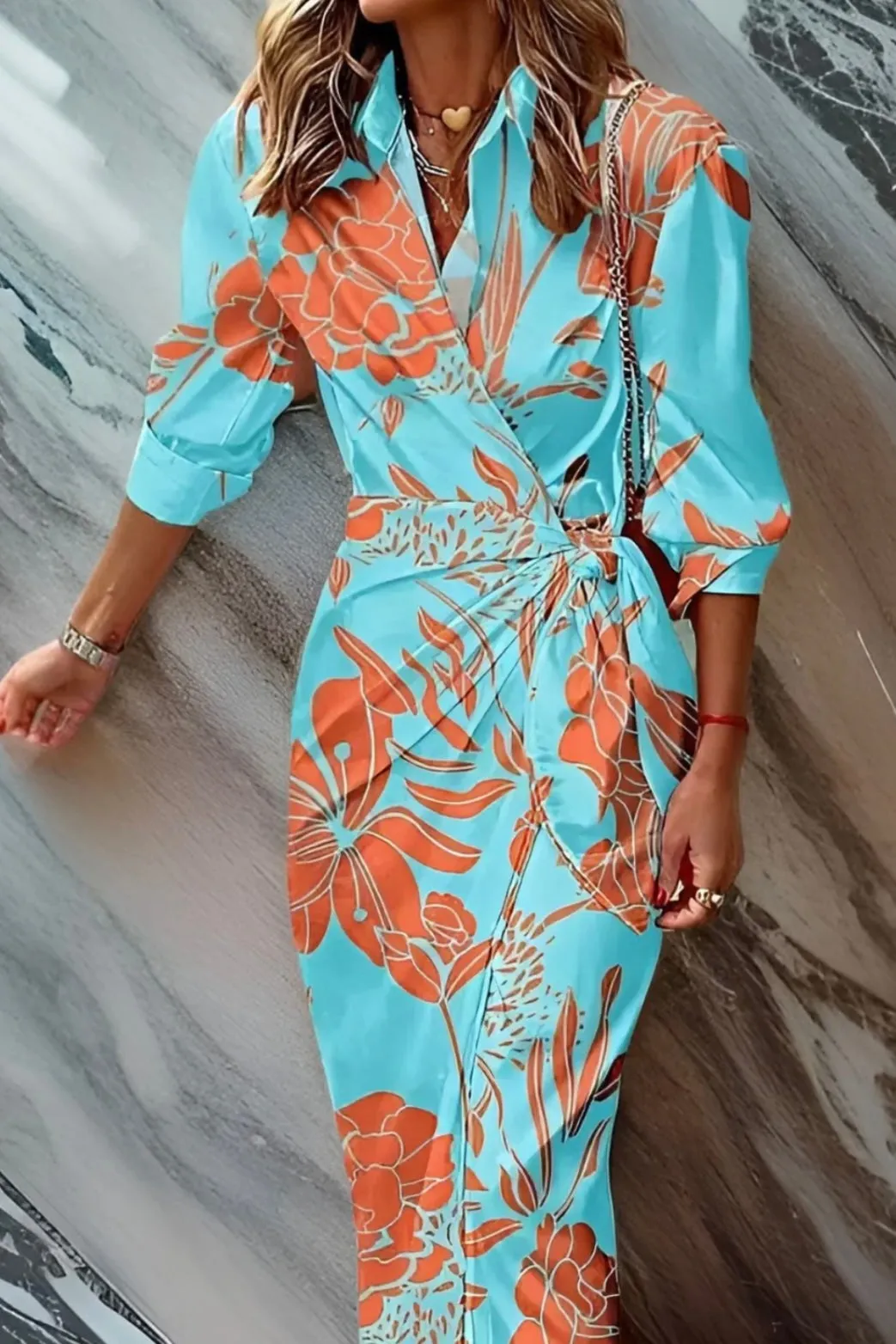 RUTH - ELEGANT WRAP DRESS