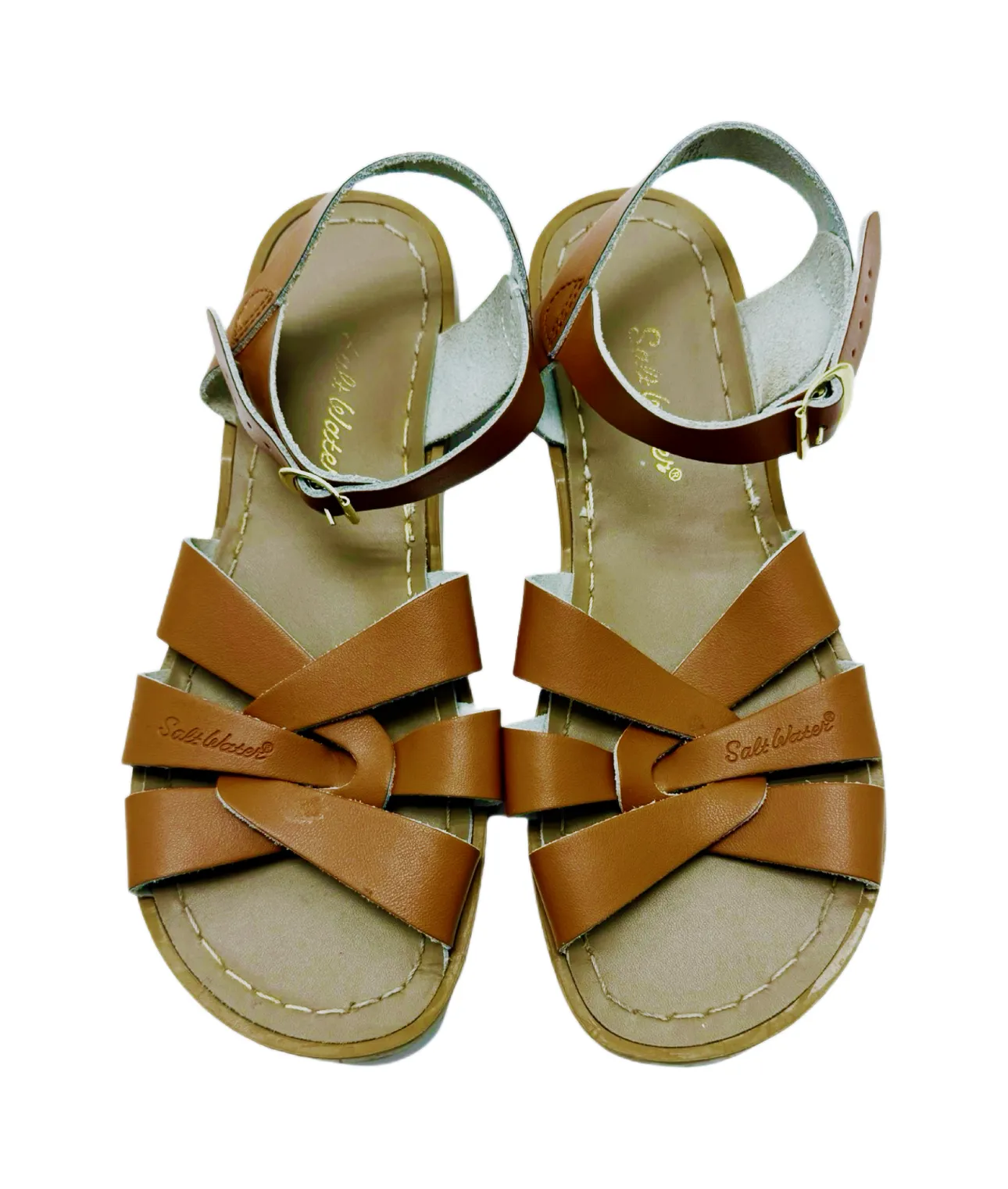 SaltWater Sandals - Original Tan - women size 9 (unisex 7)