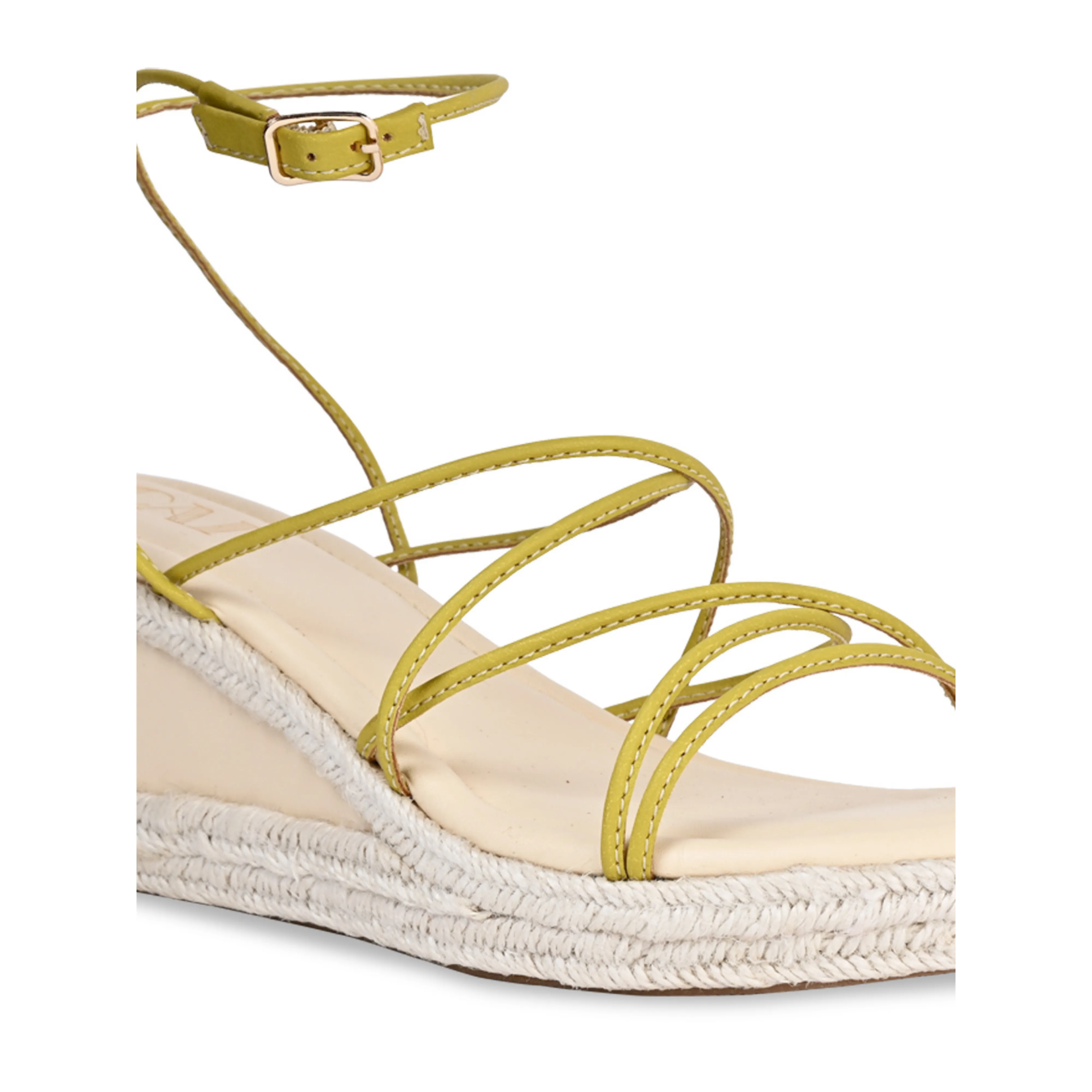 Sandy Toes Strap Wedge
