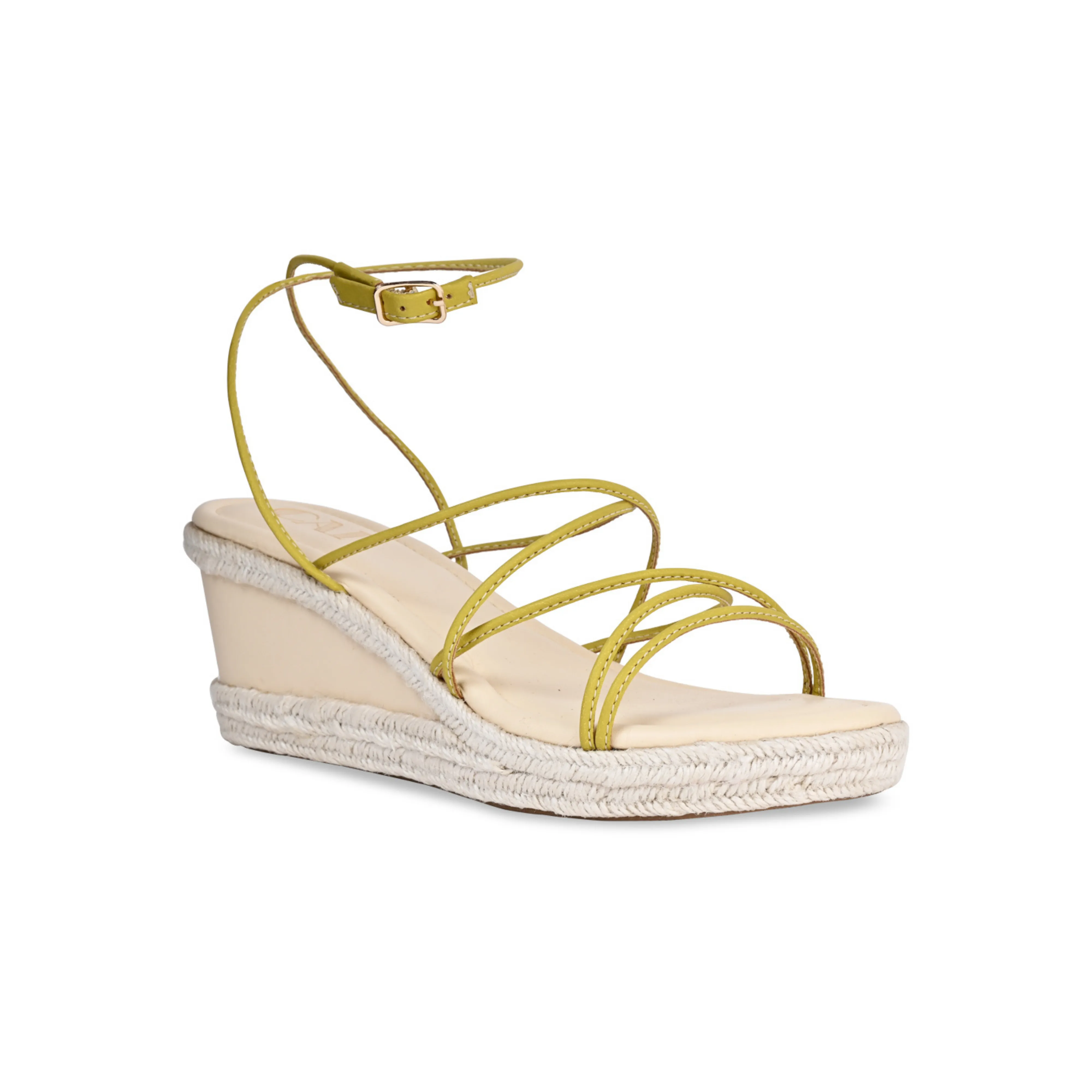 Sandy Toes Strap Wedge