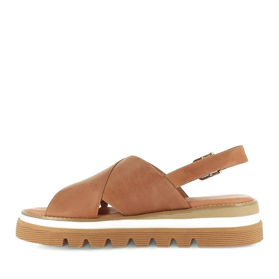 SASI  - TAN LEATHER