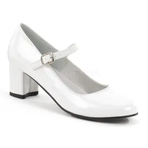 SCHOOLGIRL-50  White Patent