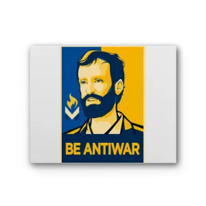 Scott Horton - Be Antiwar Premium Stretched Canvas