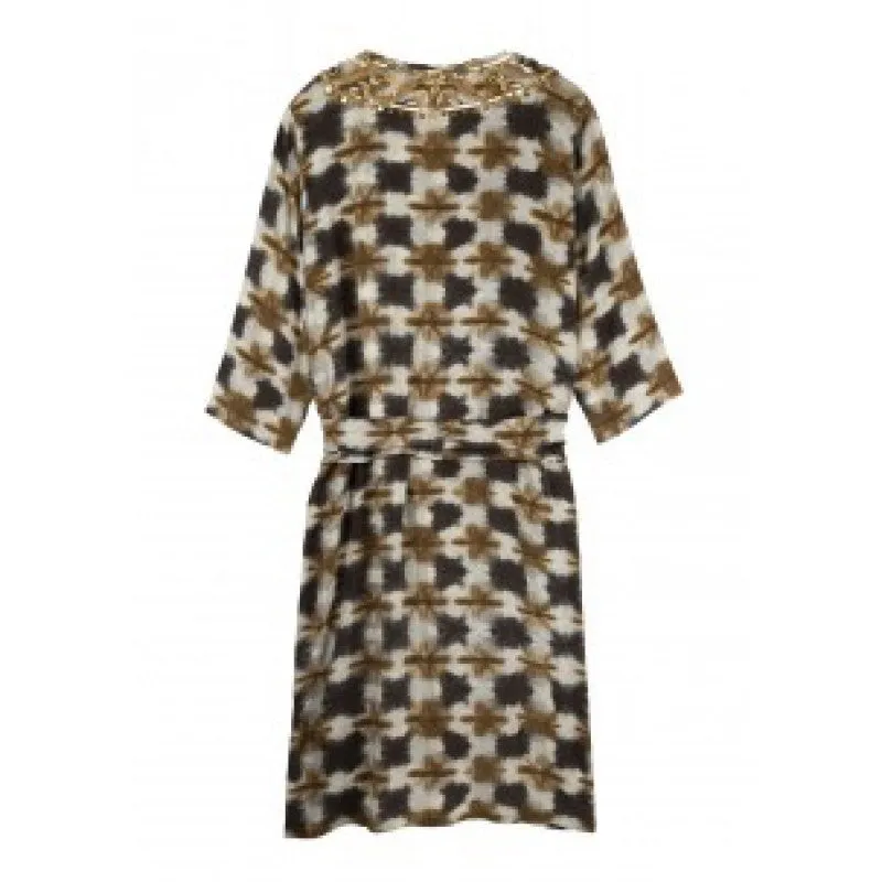 Selita Kaftan in Mustang Print