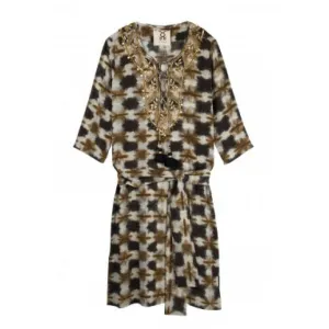 Selita Kaftan in Mustang Print