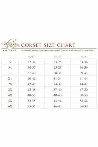 Sexy Deluxe Flirty Cop Corset Halloween Costume