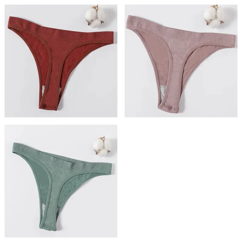 Sexy High Waist Female G-String Thongs Underwear
