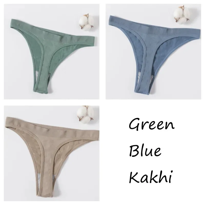 Sexy High Waist Female G-String Thongs Underwear