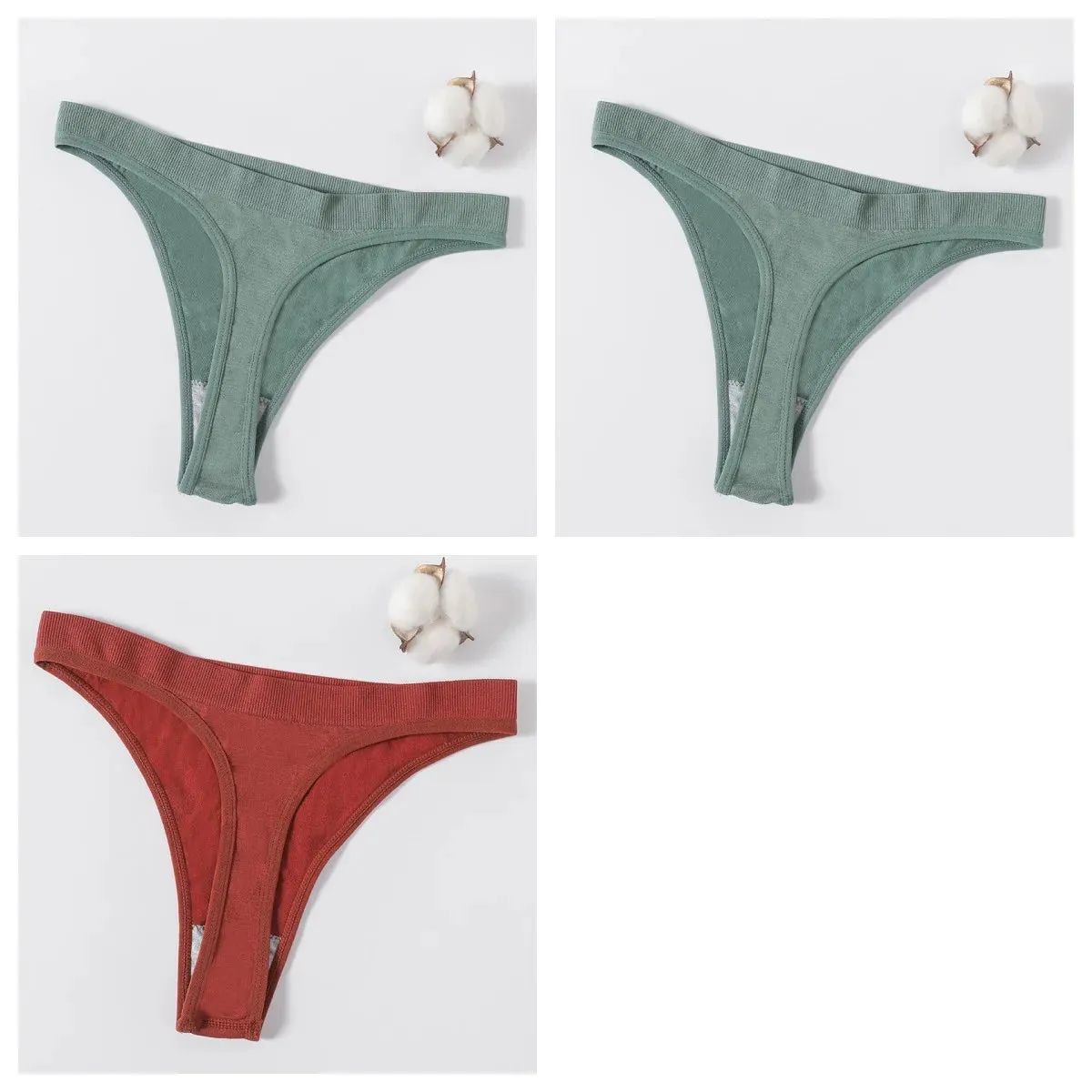 Sexy High Waist Female G-String Thongs Underwear