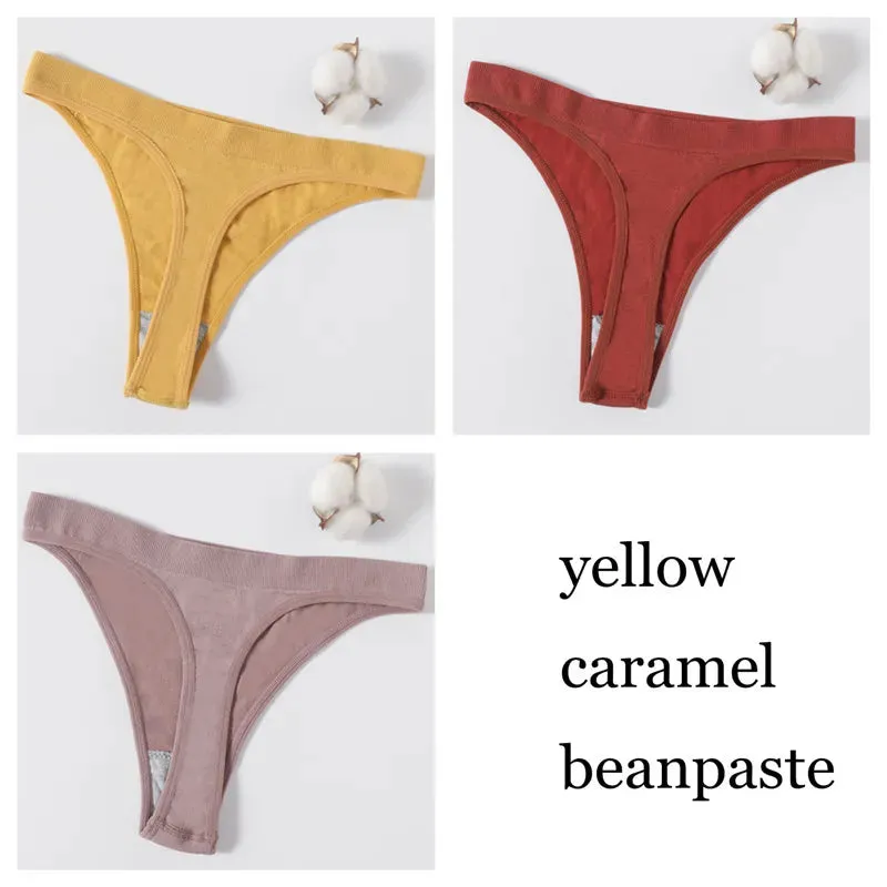 Sexy High Waist Female G-String Thongs Underwear