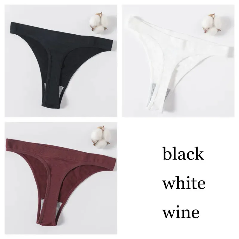 Sexy High Waist Female G-String Thongs Underwear