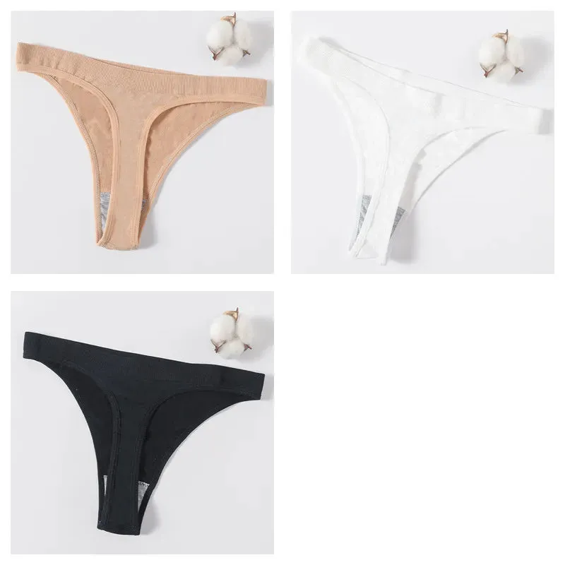 Sexy High Waist Female G-String Thongs Underwear