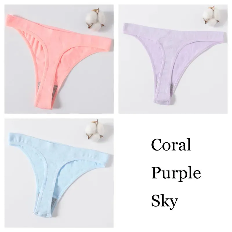 Sexy High Waist Female G-String Thongs Underwear
